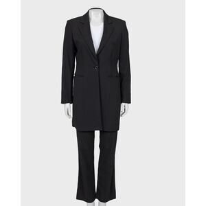 Gianfranco Ferré Black Wool Suit - US8/L